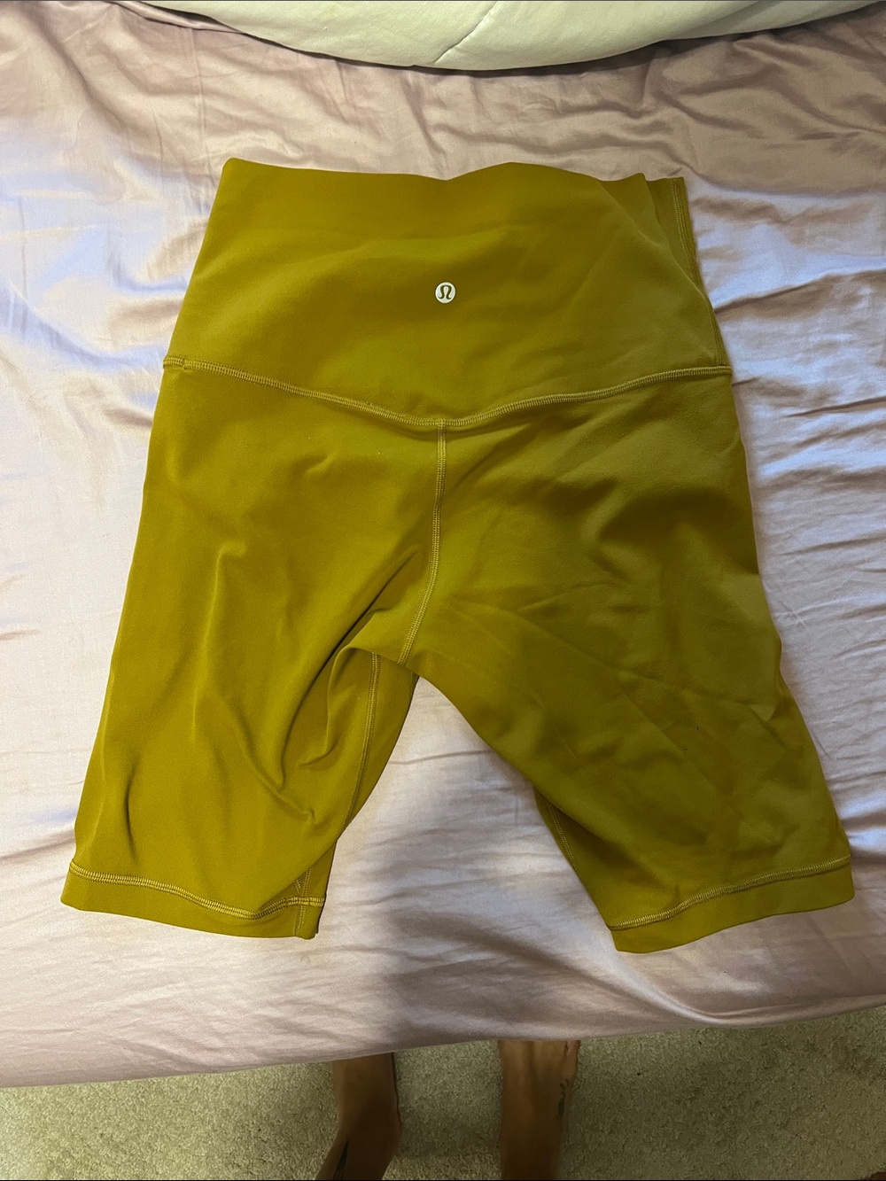 lululemon athletica High-Rise Bike Shorts in Olive